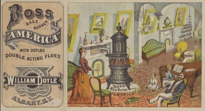 Famille de la fin du 19e siècle se relaxant à la maison autour d